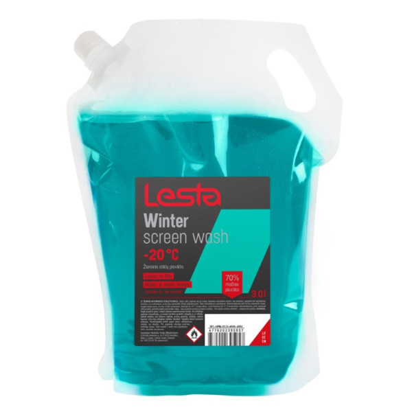 LESTA Windscreen Washer Fluid -20°C, Scheibenwaschflüssigkeit, 3 L