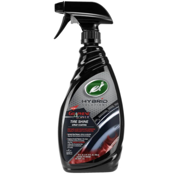 Turtle Wax HS Tyre Shine, Reifenbeschichtung mit Graphenacryl, 680 ml