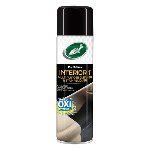 TURTLE WAX Multi-purpose Cleaner&Stain remover Interior 1 vidaus valiklis - putos, 0.4 l