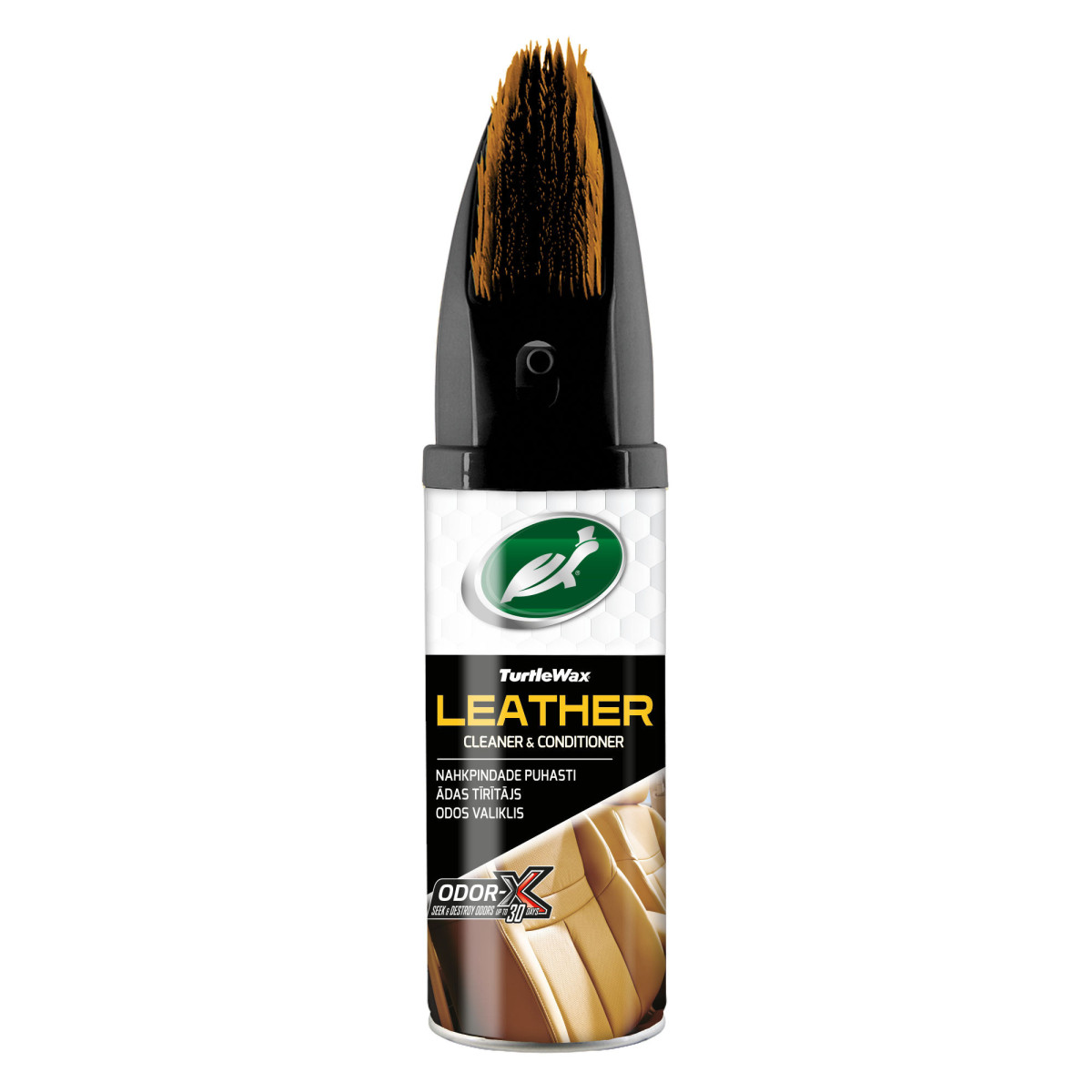 TURTLE WAX Power Out Leather cleaner&conditioner with Odor-X, Lederreiniger-Pflegemittel mit Geruchsblockierungstechnologie, 400 ml TURTLE WAX Power Out Leather cleaner&conditioner with Odor-X, Lederreiniger-Pflegemittel mit Geruchsblockierungstechnologie, 400 ml