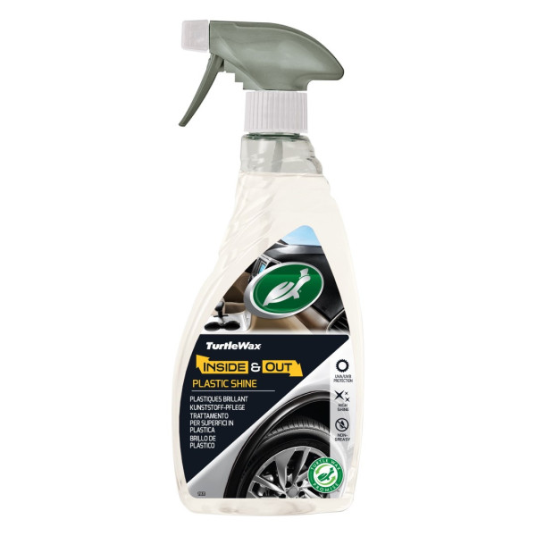 TURTLE WAX Inside&Out Plastic, Kunststoffreiniger innen und außen, 500ml