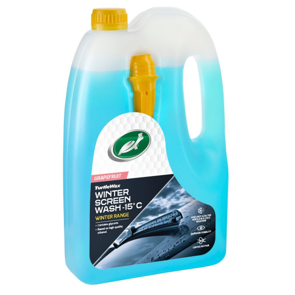 TURTLE WAX Windscreen Washer Fluid -15°C, Scheibenwaschflüssigkeit, 4 L