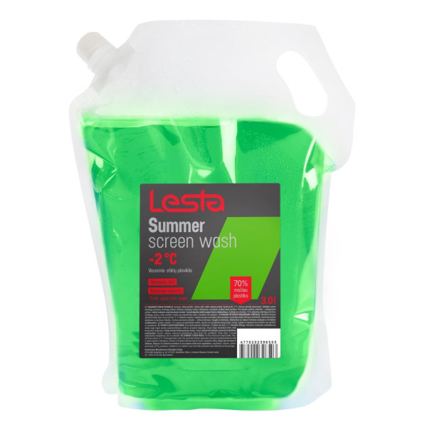 LESTA Windscreen Washer Fluid 2In1 -2°C, Scheibenwaschflüssigkeit, 3 L