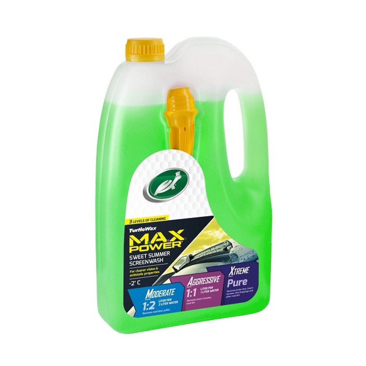 TURTLE WAX Windscreen Washer Fluid M.A.X. Power -2°C, Scheibenwaschflüssigkeit, 4 L