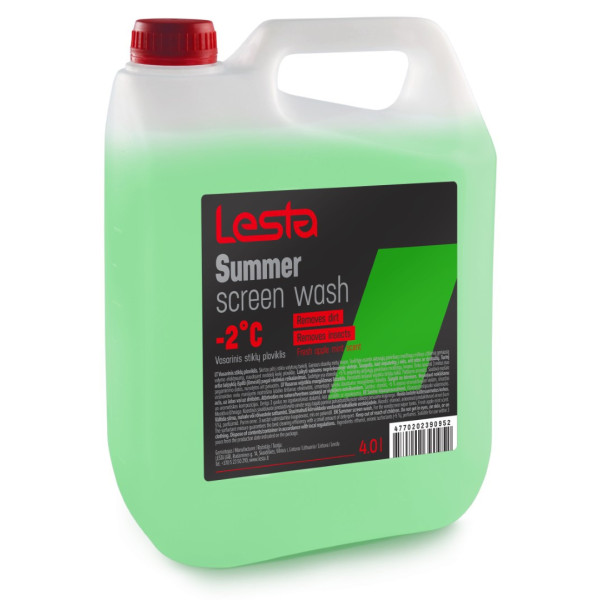LESTA Windscreen Washer Fluid, Scheibenwaschflüssigkeit, 4 L