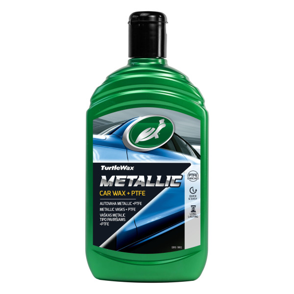 TURTLE WAX Speed Polish + Metallic Wax PTFE, Wachs, 500 ml
