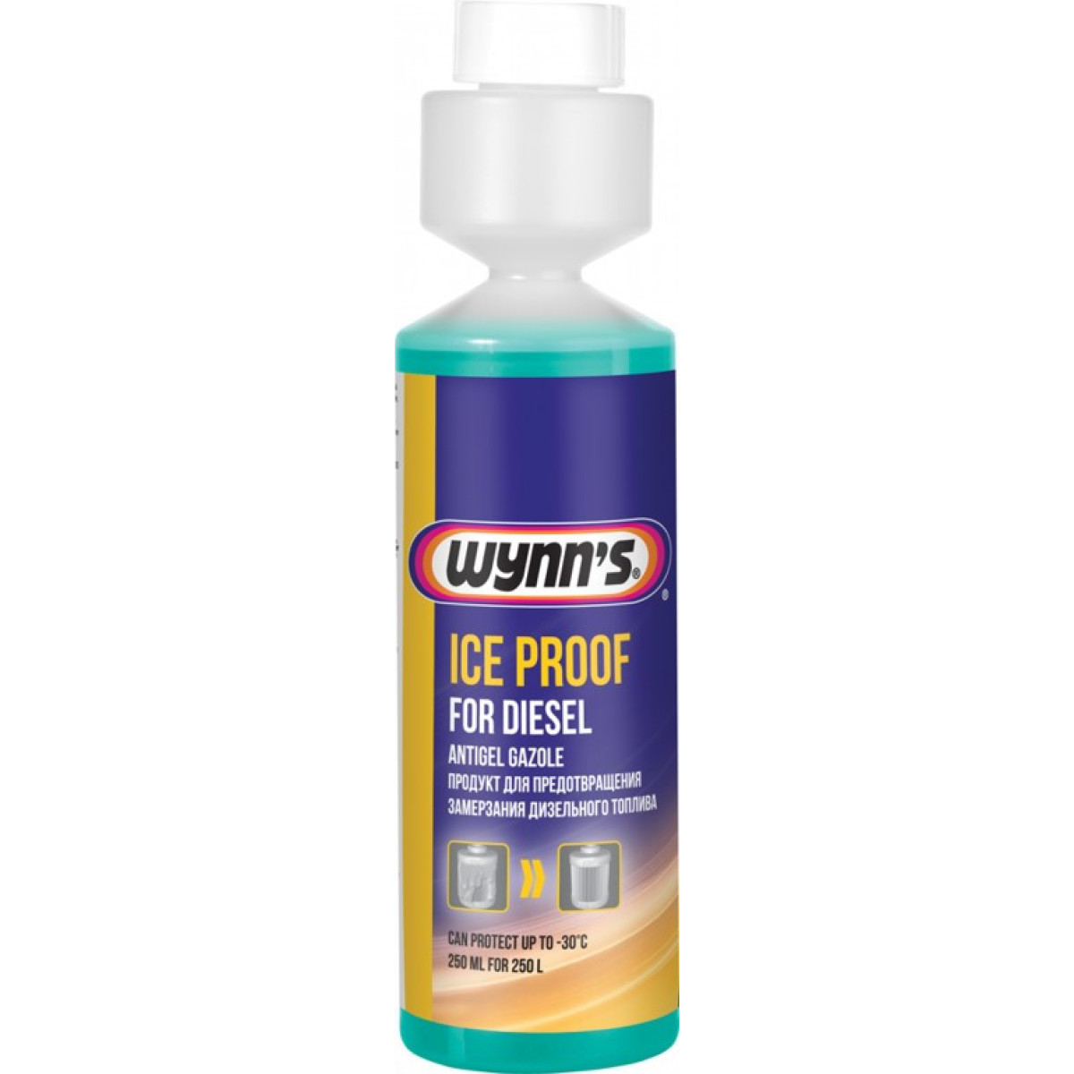 WYNNS Ice Proof For Diesel, Dieseladditiv gegen Kristallisation, 250 ml WYNNS Ice Proof For Diesel, Dieseladditiv gegen Kristallisation, 250 ml