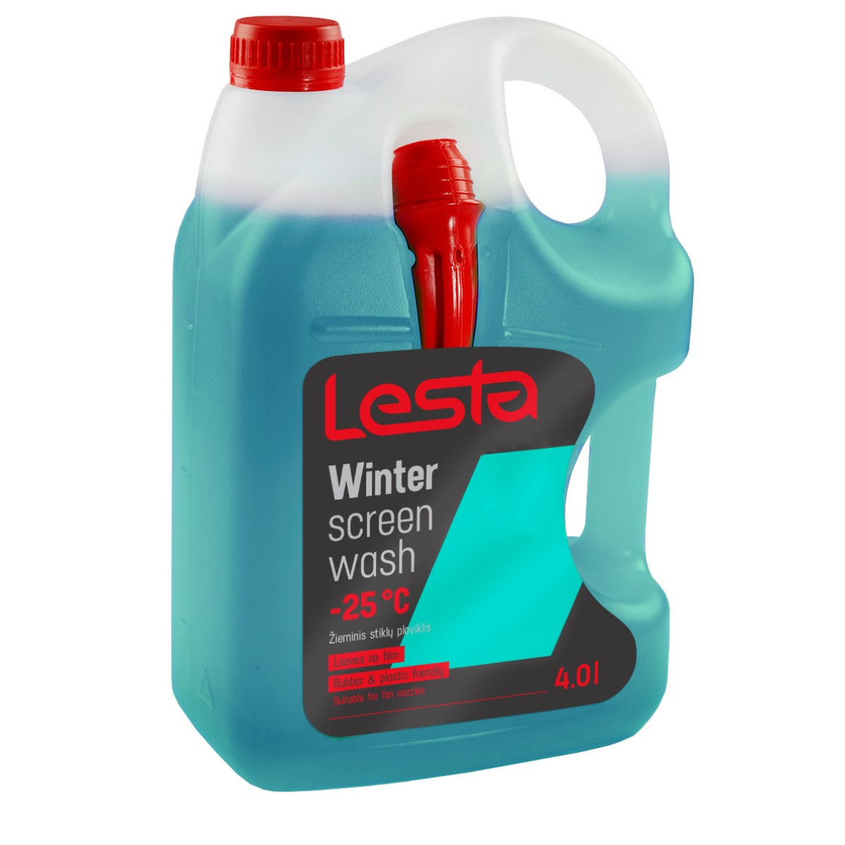LESTA Windscreen Washer Fluid -25°C, Scheibenwaschflüssigkeit, 4l