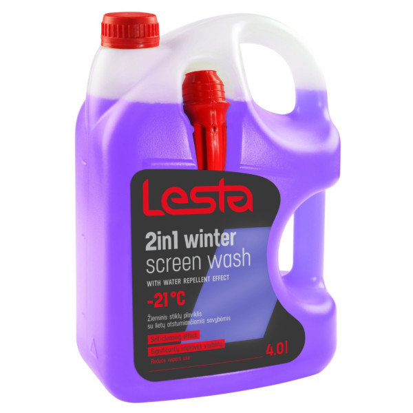 LESTA Windscreen Washer Fluid 2in1 -21°C, Scheibenwaschflüssigkeit, 4 L
