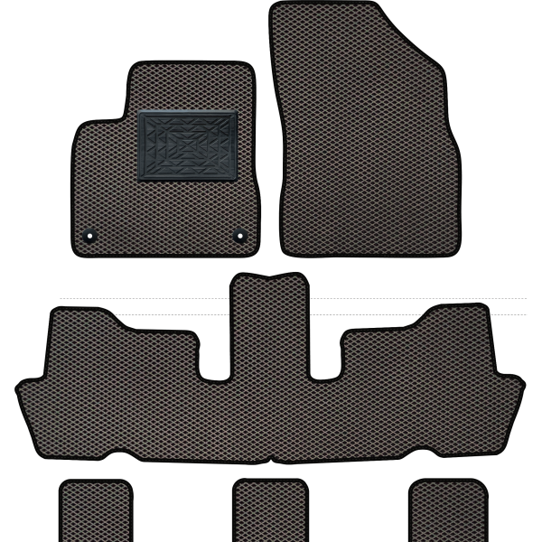Polymer EVA Fußmatten Citroen C4 Grand Picasso I 5 sitzer 2006-2013