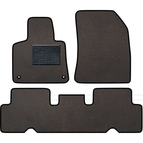 Polymer EVA Fußmatten Citroen C4 Grand Picasso II 7 sitzer 2013-2018