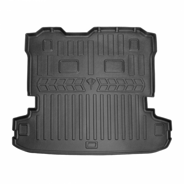 Kofferraummatte aus Gummi MITSUBISHI Pajero Wagon IV V80 2006-2021 (5 of 7 seats used)