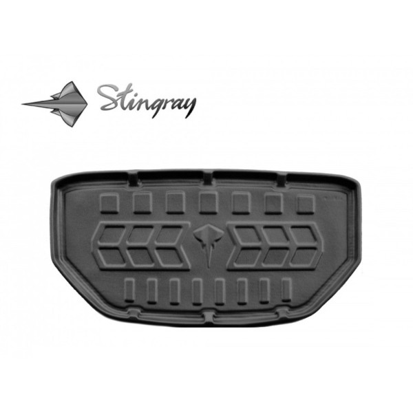 Kofferraummatte aus Gummi TESLA Model X Plaid seit 2022 (front boot)