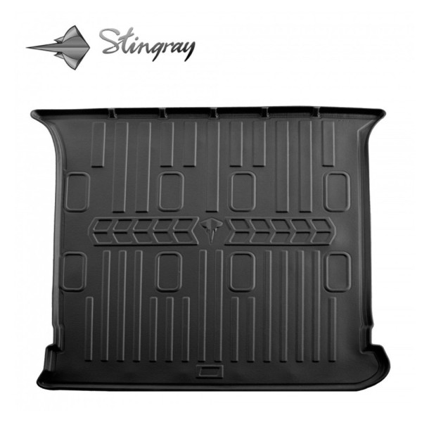 Kofferraummatte aus Gummi VOLKSWAGEN Sharan I 1995-2010 (5 seats used)