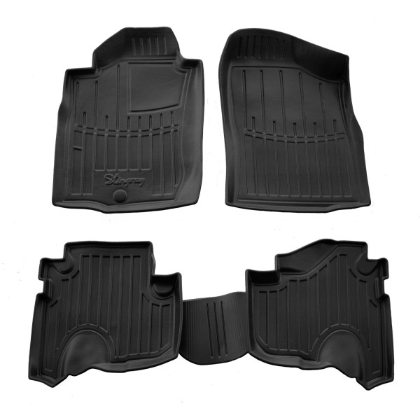 Gummimatten TOYOTA Land Cruiser Prado J90 3 durys 1996-2002