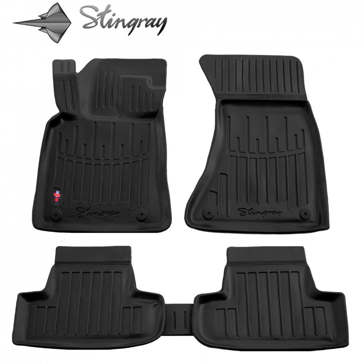 3D gummimatten AUDI Q5 8R 2008-2016, 5 Stk. / schwarz / 5030035