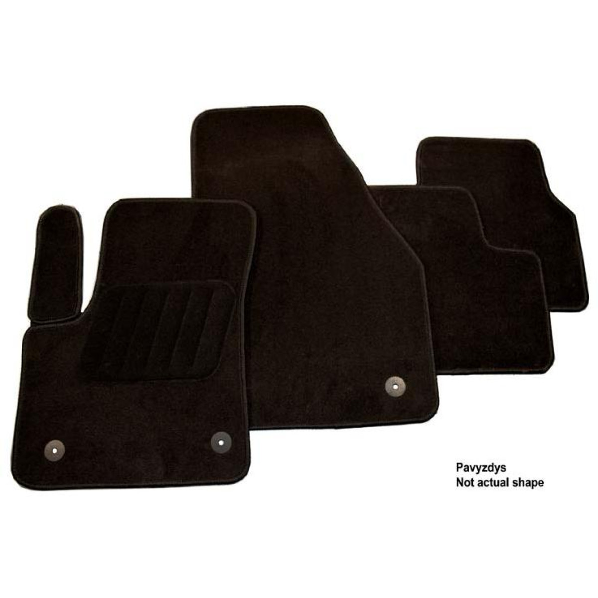 Textilmatten Chrysler Pacifica 5 sėdimos platz seit 2016