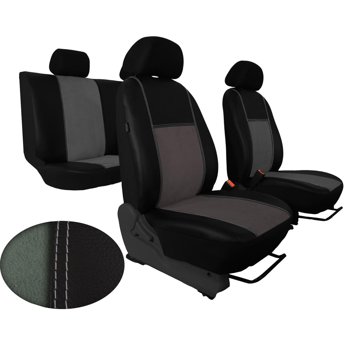 Universelle "EXCLUSIVE" sitzbezüge (Öko-Leder, Alcantara) Universelle "EXCLUSIVE" sitzbezüge (Öko-Leder, Alcantara)