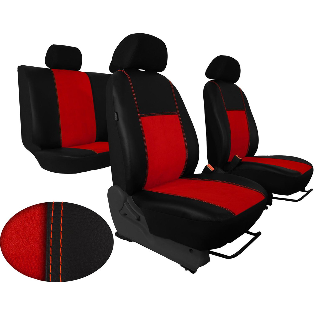 Universelle "EXCLUSIVE" sitzbezüge (Öko-Leder, Alcantara) Universelle "EXCLUSIVE" sitzbezüge (Öko-Leder, Alcantara)