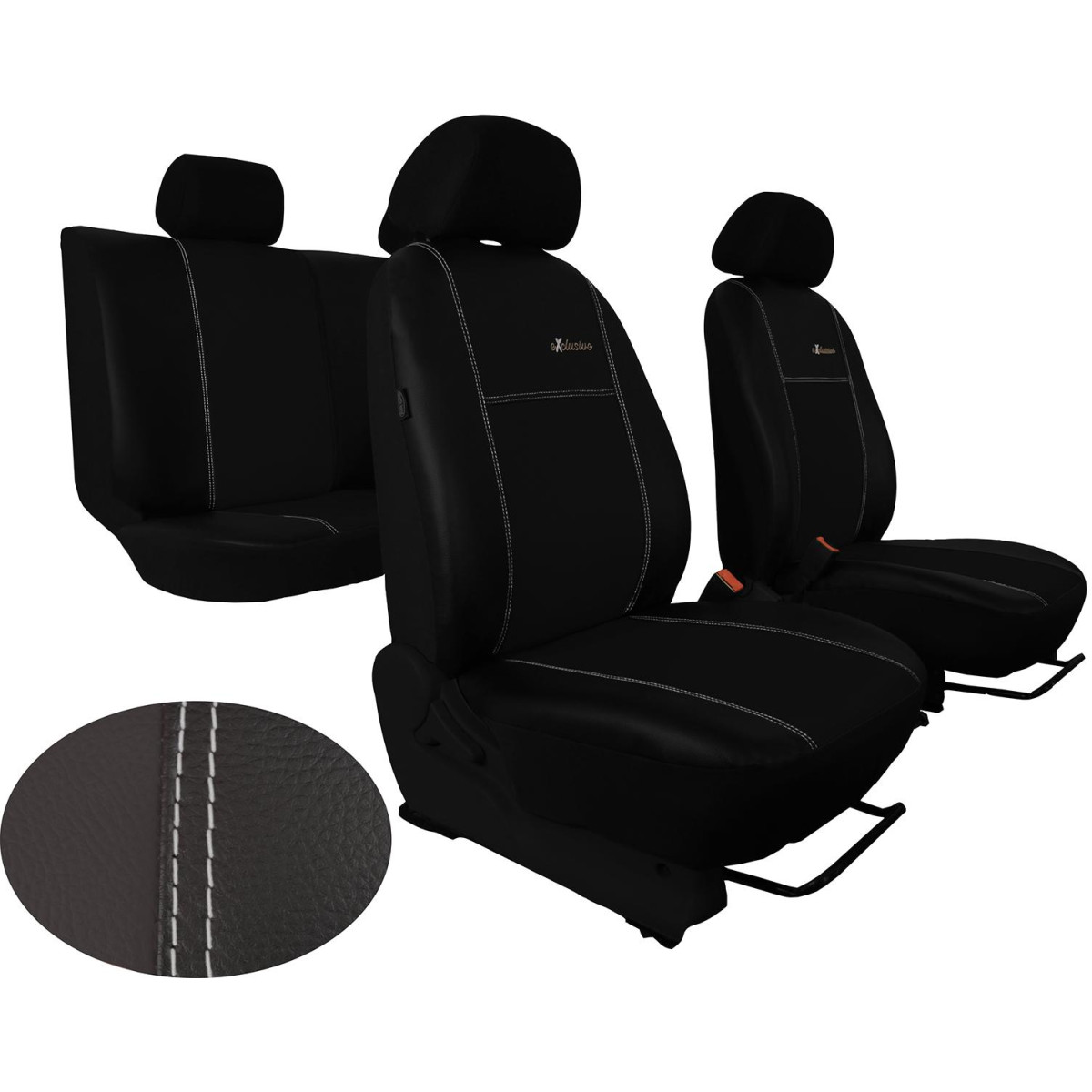 Universelle "EXCLUSIVE" sitzbezüge (Öko-Leder, Alcantara) Universelle "EXCLUSIVE" sitzbezüge (Öko-Leder, Alcantara)