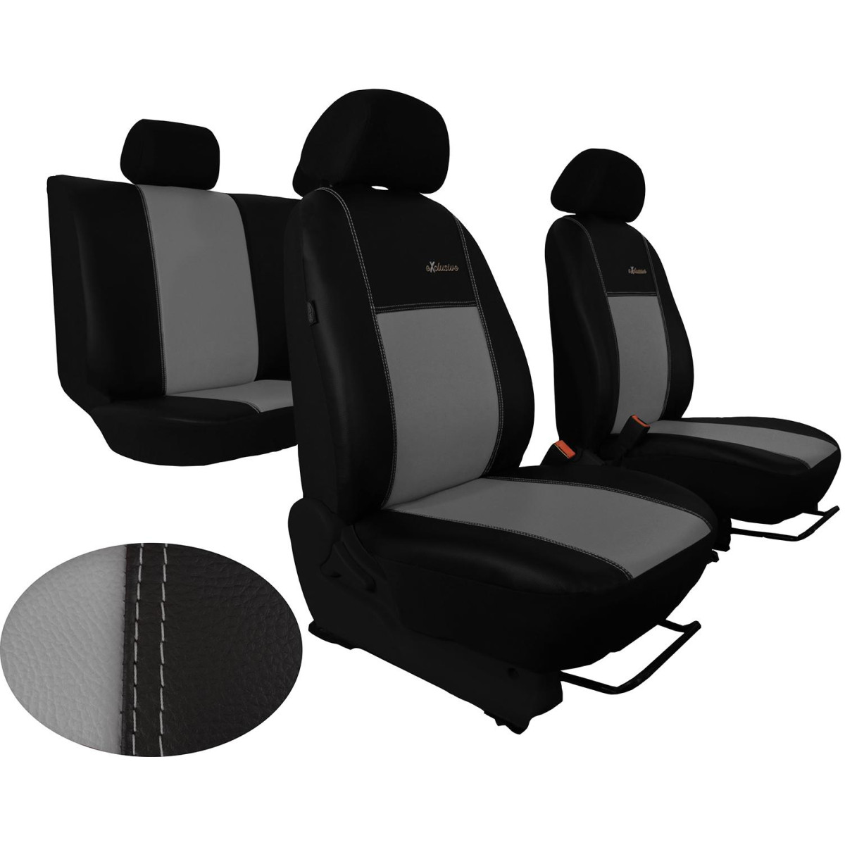 Universelle "EXCLUSIVE" sitzbezüge (Öko-Leder, Alcantara) Universelle "EXCLUSIVE" sitzbezüge (Öko-Leder, Alcantara)