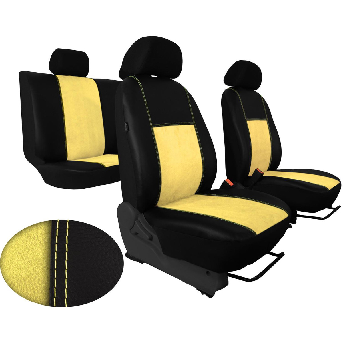 Universelle "EXCLUSIVE" sitzbezüge (Öko-Leder, Alcantara) Universelle "EXCLUSIVE" sitzbezüge (Öko-Leder, Alcantara)