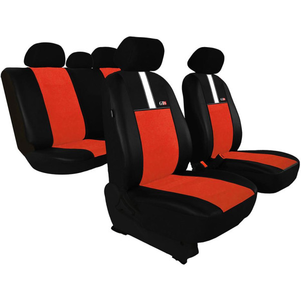 Universelle „GT8“ sitzbezüge (öko-leder, alcantara)
