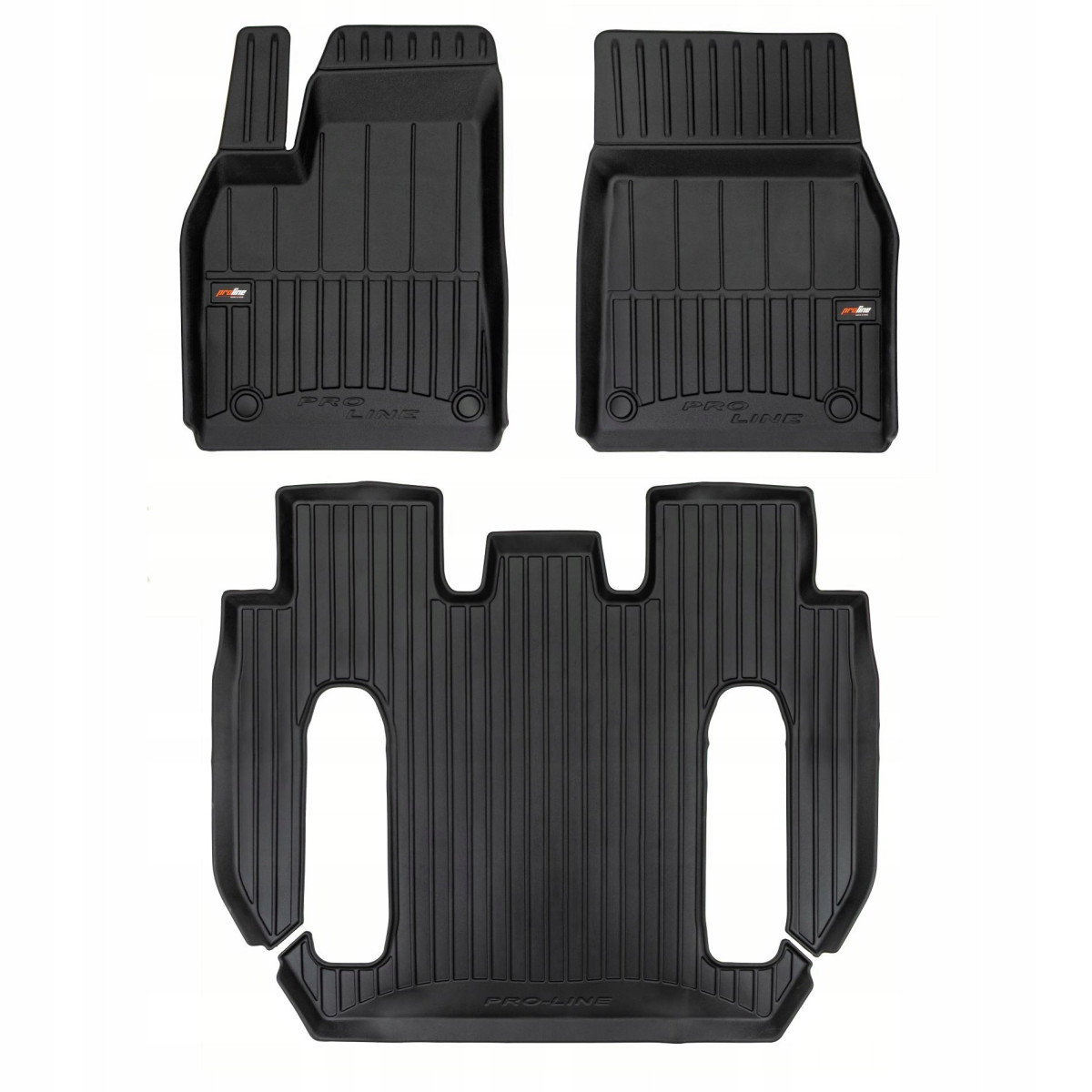Gummimatten Proline Tesla Model X Crossover, 6 seats, post-facelift seit 2022