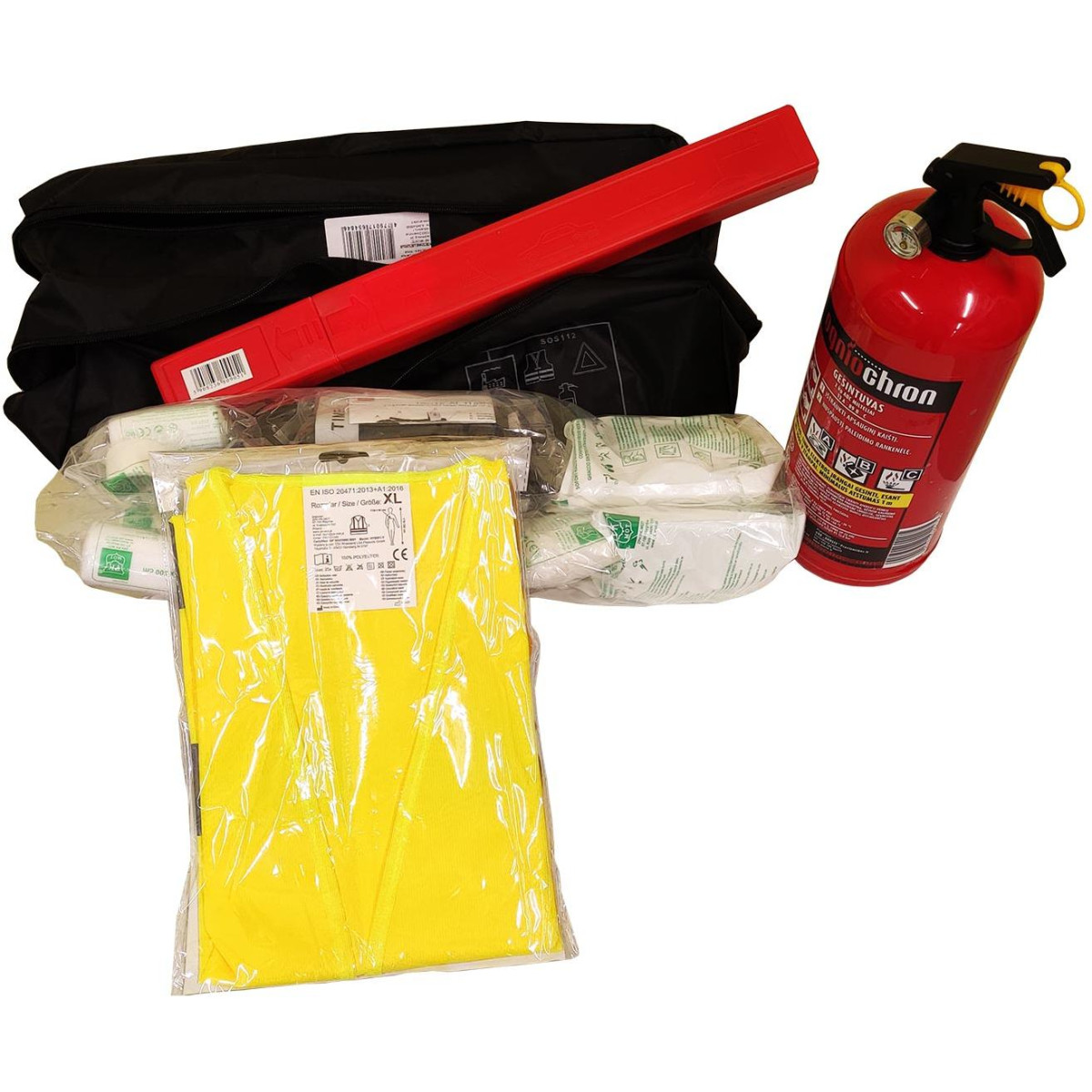 Automobilio saugumo rinkinys LT M2/2 2kg Ges. av.ž. liem. (Naujos sudėties vaistinėlė)