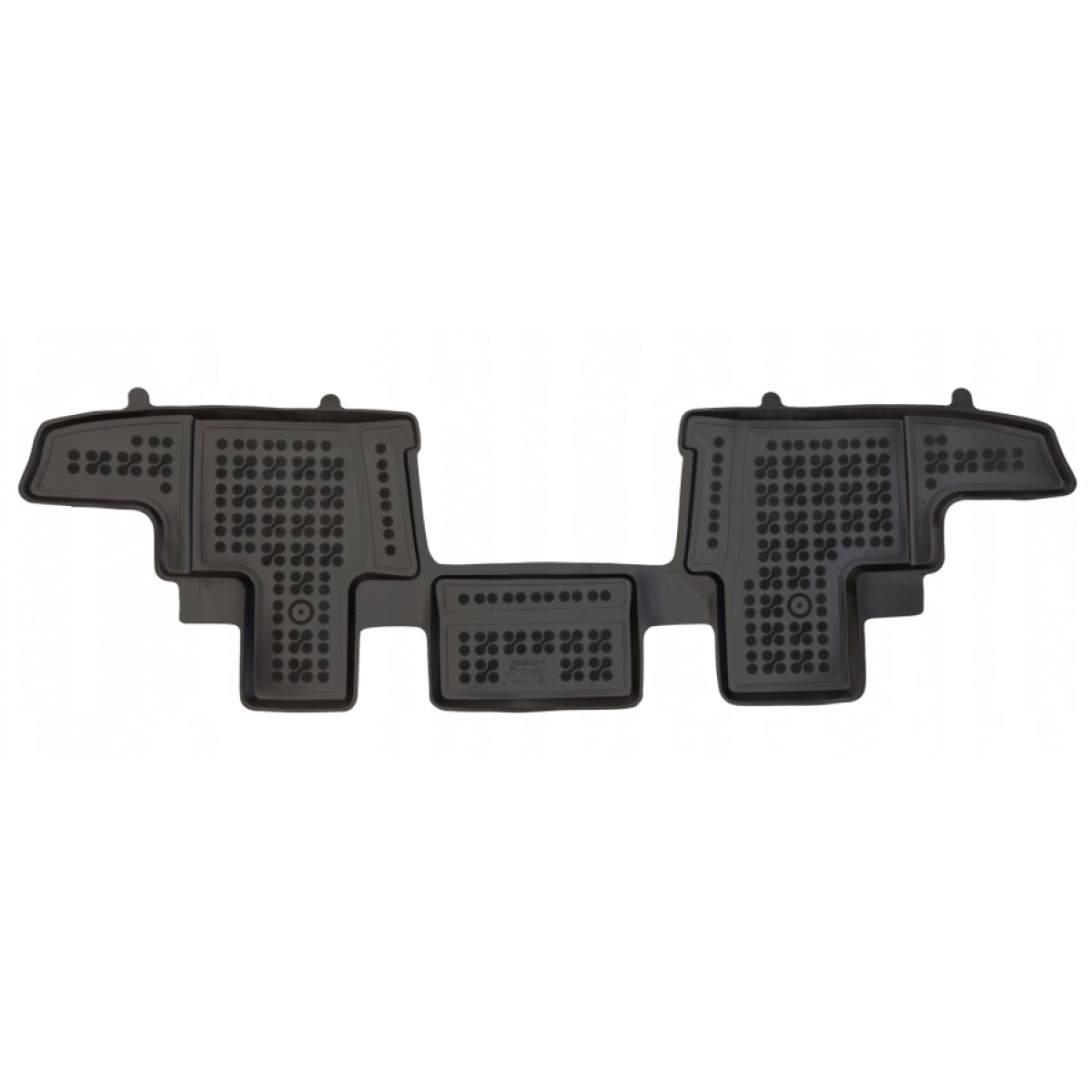 Gummimatten Renault Trafic III seit 2021 (2 reihe, With floor air vents, doors opening on both sides, fixed (non-sliding) seats)