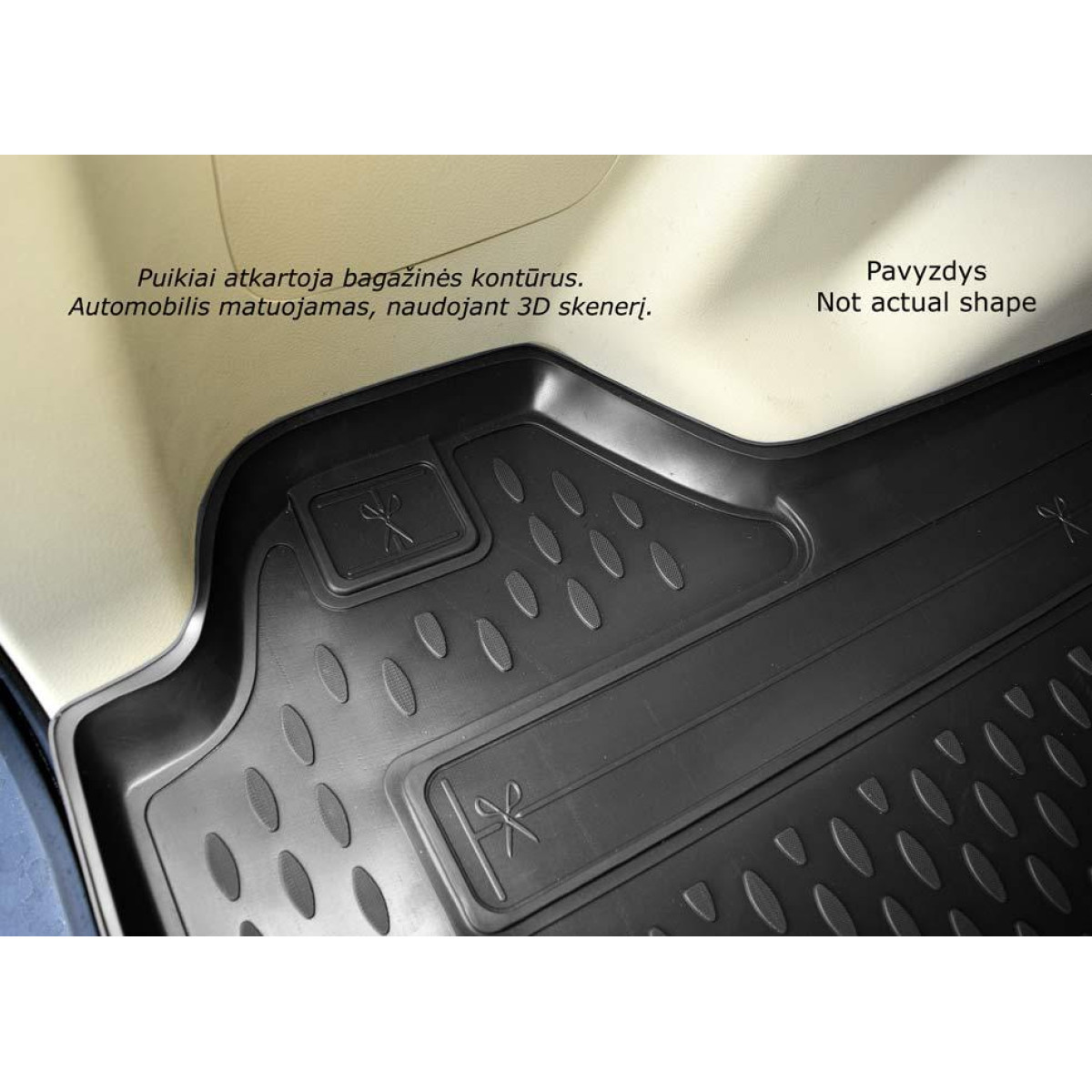 Kofferraummatte 3D aus Gummi MERCEDES-BENZ E-Class sedan W212 seit 2009 (Avantgarde) / erhöhte kanten Kofferraummatte 3D aus Gummi MERCEDES-BENZ E-Class sedan W212 seit 2009 (Avantgarde) / erhöhte kanten