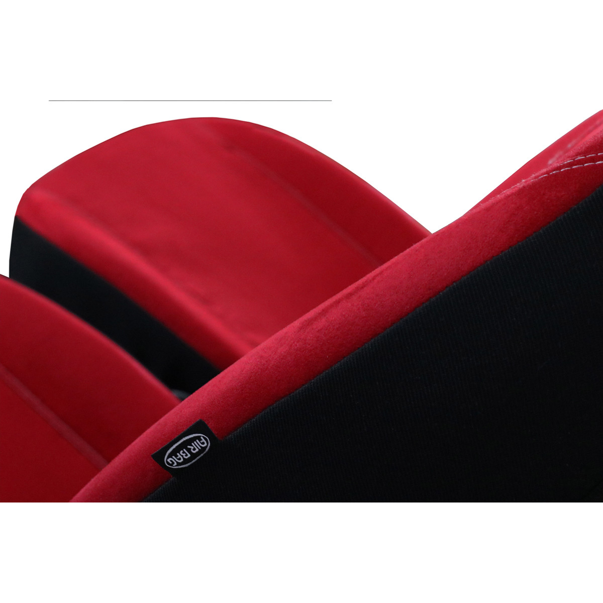 BPOOBP MH51 Fünf Sitze Auto Sitzbezüge passend für Santa Fe,Santa Fe Sport,Leder  sitzbezüge,wasserdichte Gemütlich Sitzschoner,Schwarz Rot-Standard :  : Auto & Motorrad