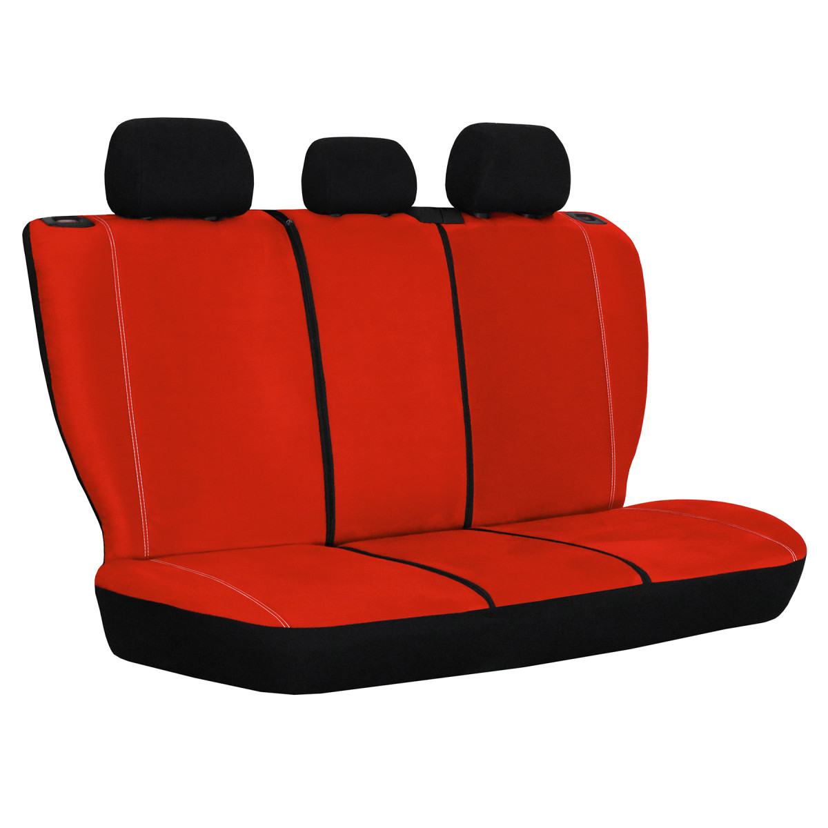 Auto Sitzbezüge für Suzuki Ignis Swift SX-4 Calerio Schwarz Rot PU Led