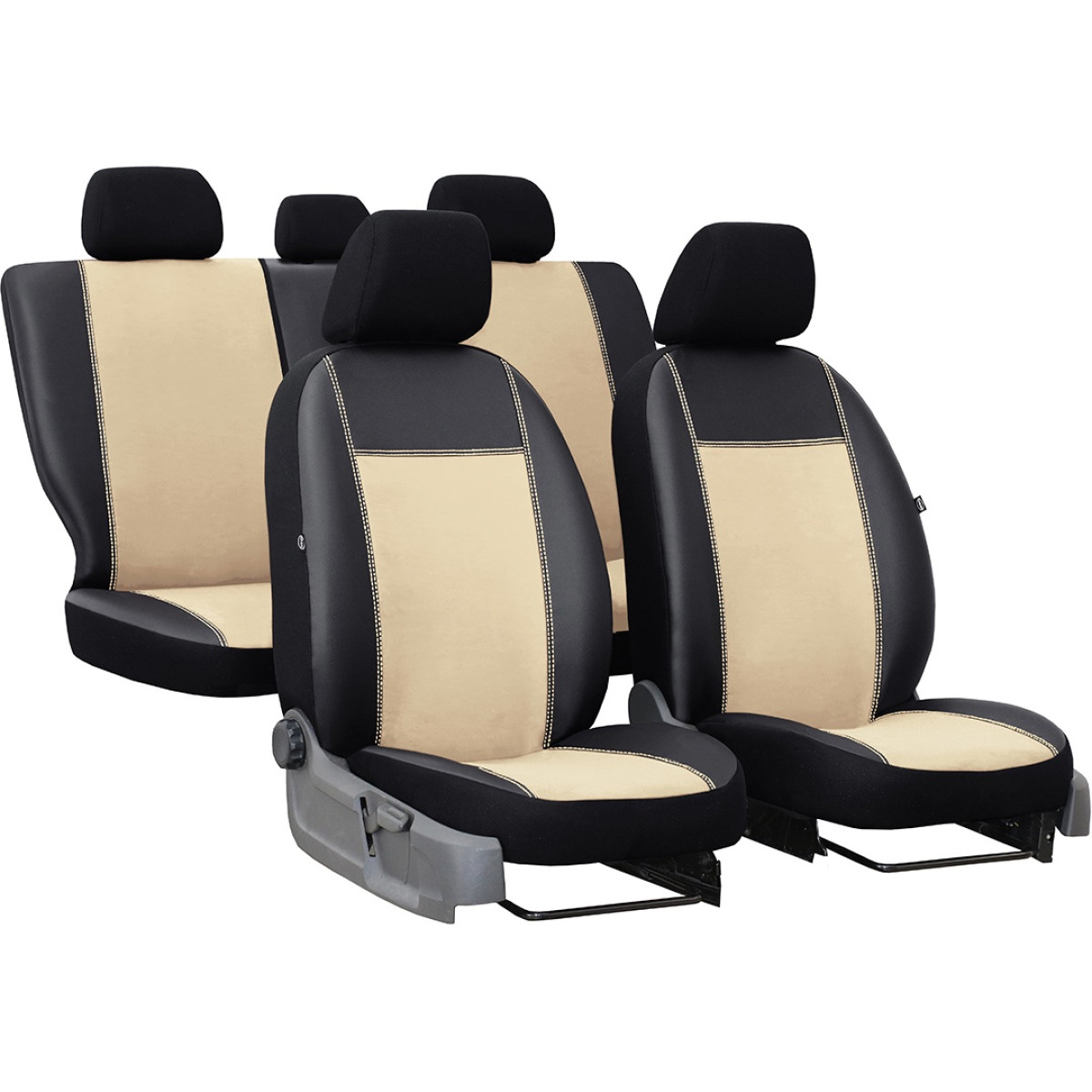 EXCLUSIVE sitzbezüge (öko-leder, alcantara) Volkswagen Caddy V (5 sitzer)