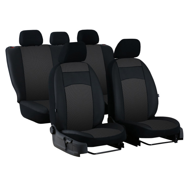 ROYAL sitzbezüge (öko-leder, textil) Nissan Qashqai I +2 2009-2013 (5 sitzer)