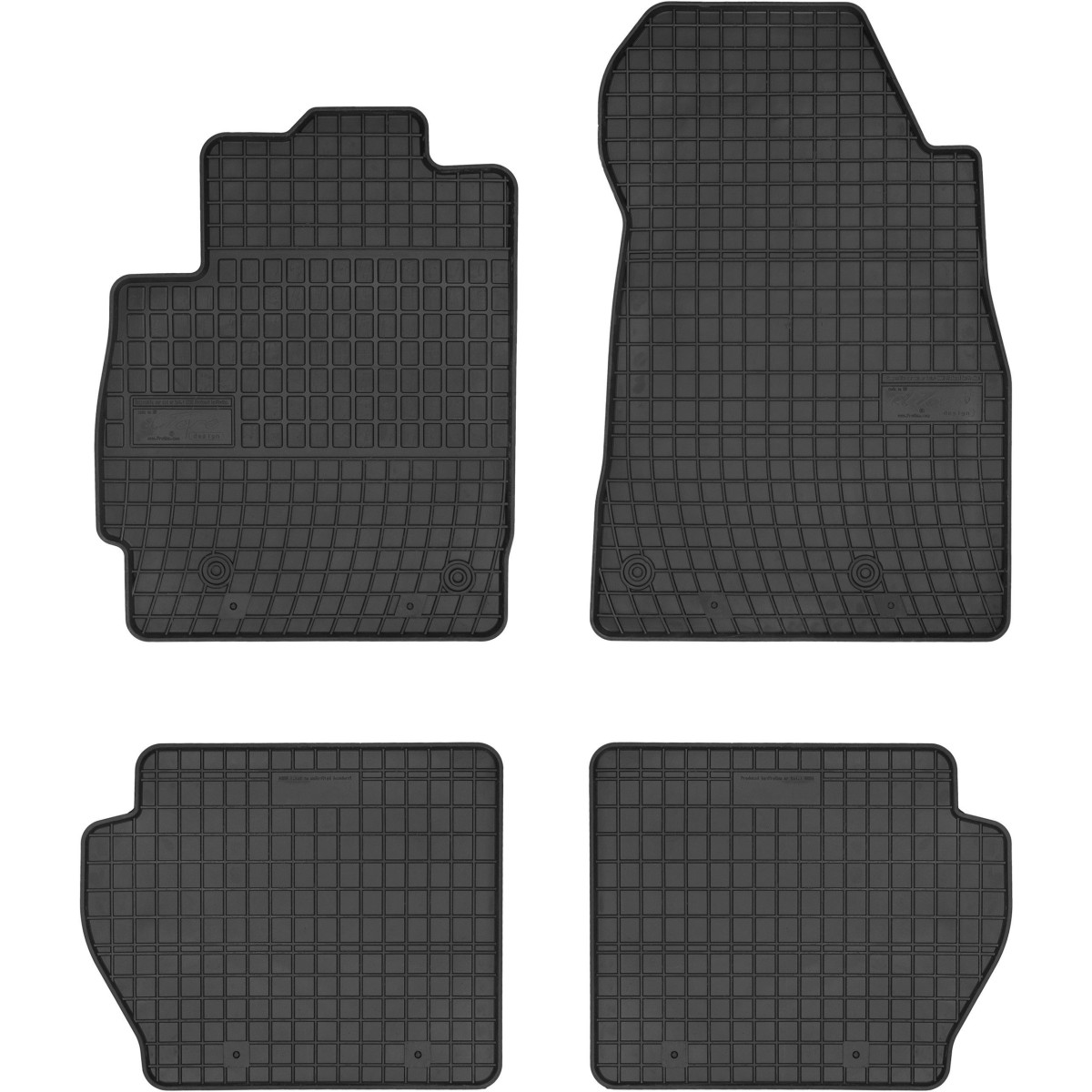 Gummimatten Mazda 2 2007-2015 Gummimatten Mazda 2 2007-2015
