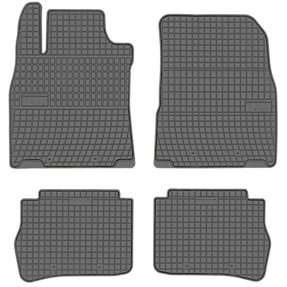 Gummimatten Nissan Tiida 2004-2012 Gummimatten Nissan Tiida 2004-2012