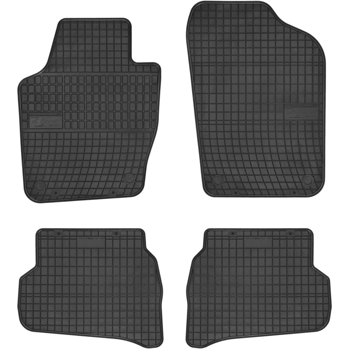 Gummimatten Volkswagen Polo V 2009-2017 Gummimatten Volkswagen Polo V 2009-2017