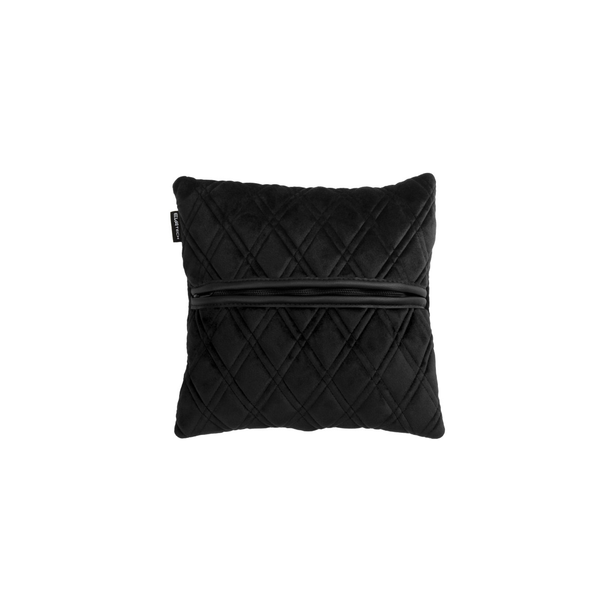 EVAtech Autokissen 30x30 cm - schwarz / juodos siūlės EVAtech Autokissen 30x30 cm - schwarz / juodos siūlės