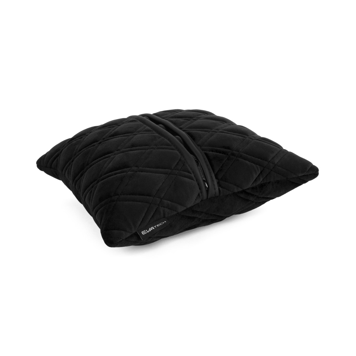 EVAtech Autokissen 30x30 cm - schwarz / juodos siūlės EVAtech Autokissen 30x30 cm - schwarz / juodos siūlės