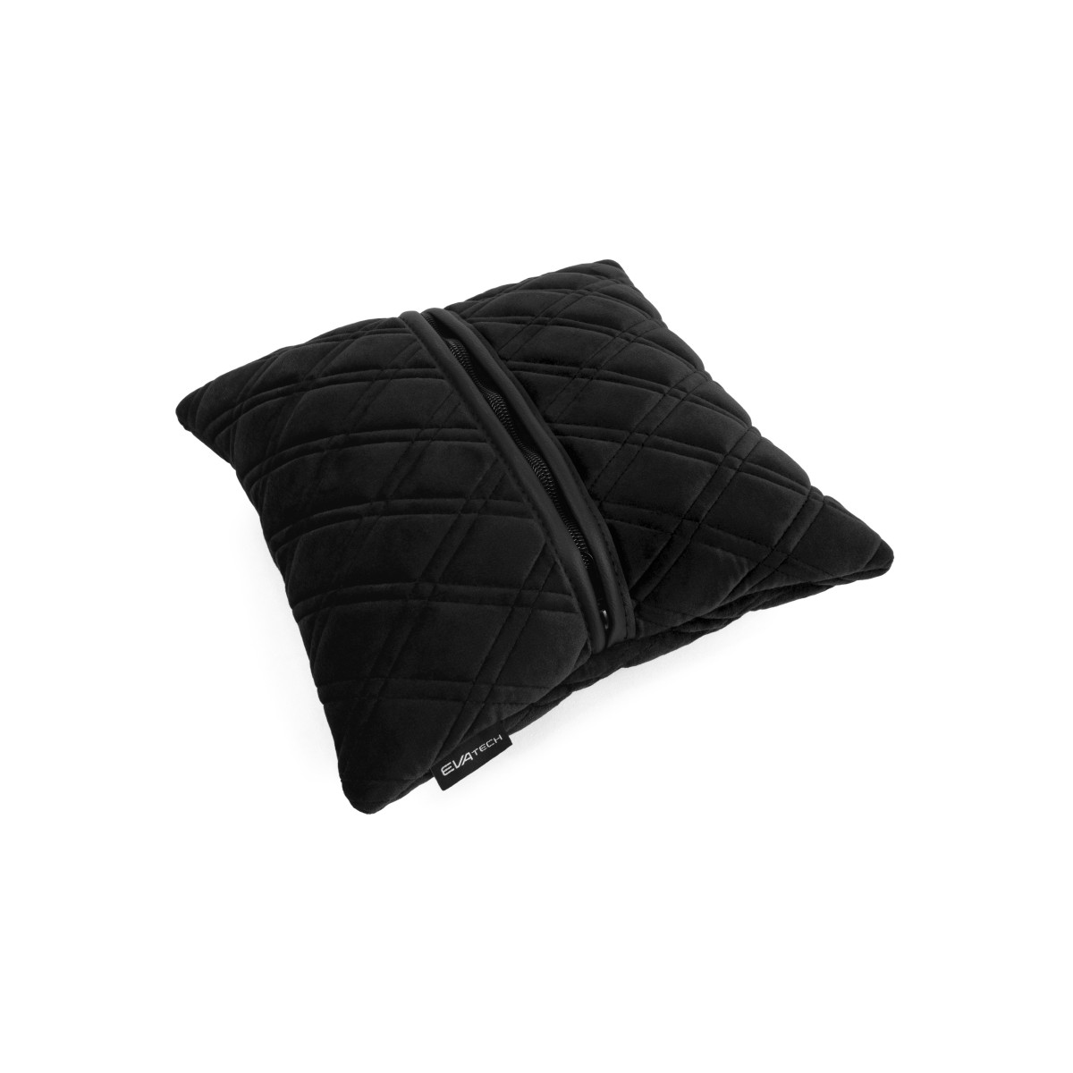 EVAtech Autokissen 30x30 cm - schwarz / juodos siūlės EVAtech Autokissen 30x30 cm - schwarz / juodos siūlės