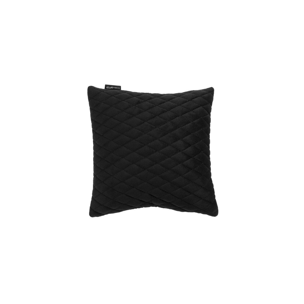 EVAtech Autokissen 30x30 cm - schwarz / schwarze Nähte EVAtech Autokissen 30x30 cm - schwarz / schwarze Nähte
