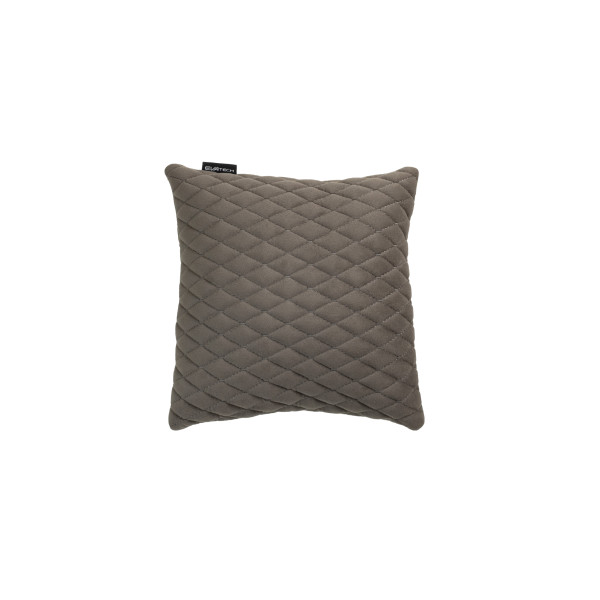 EVAtech Autokissen 30x30 cm - schwarz / schwarze Nähte