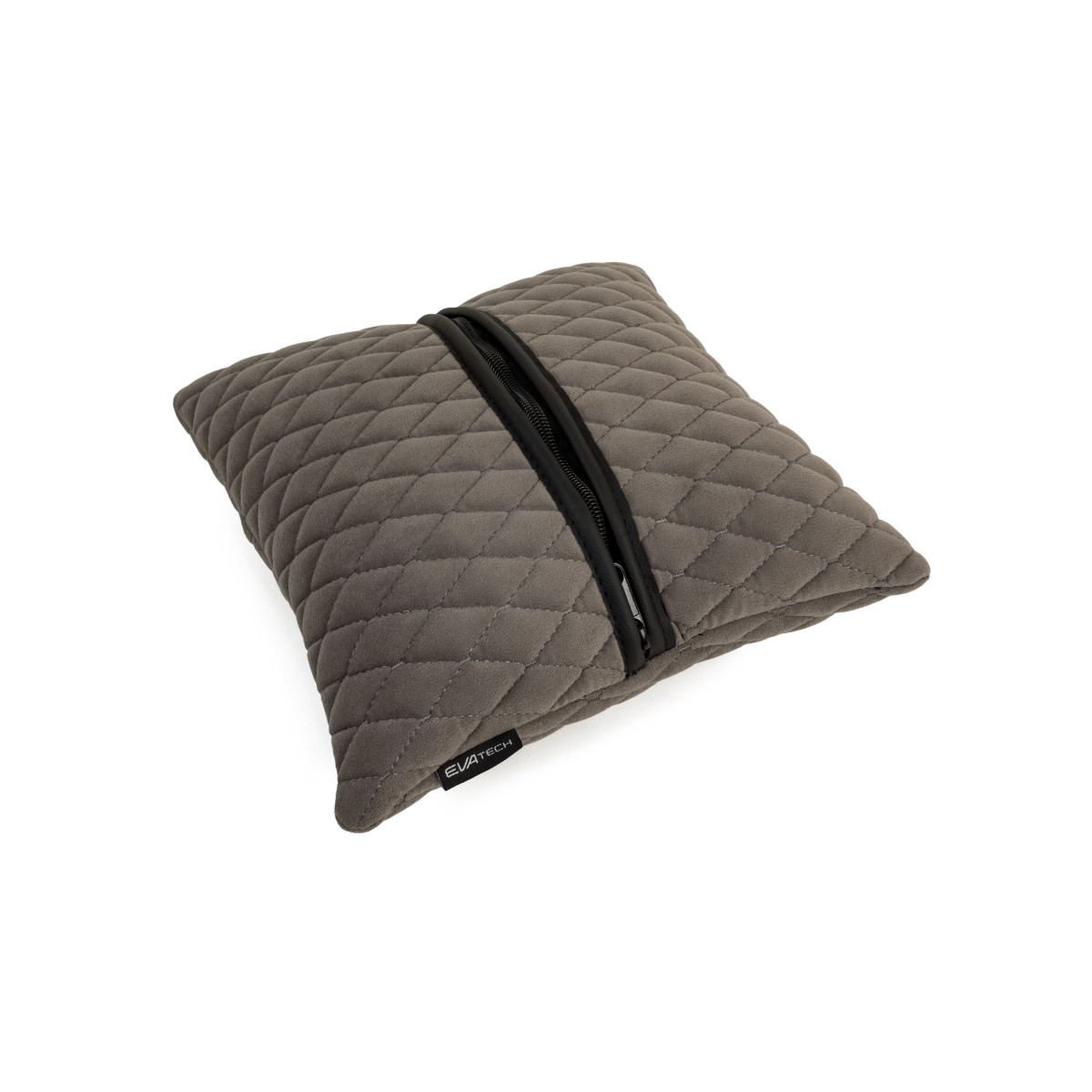 EVAtech Autokissen 30x30 cm - schwarz / schwarze Nähte EVAtech Autokissen 30x30 cm - schwarz / schwarze Nähte