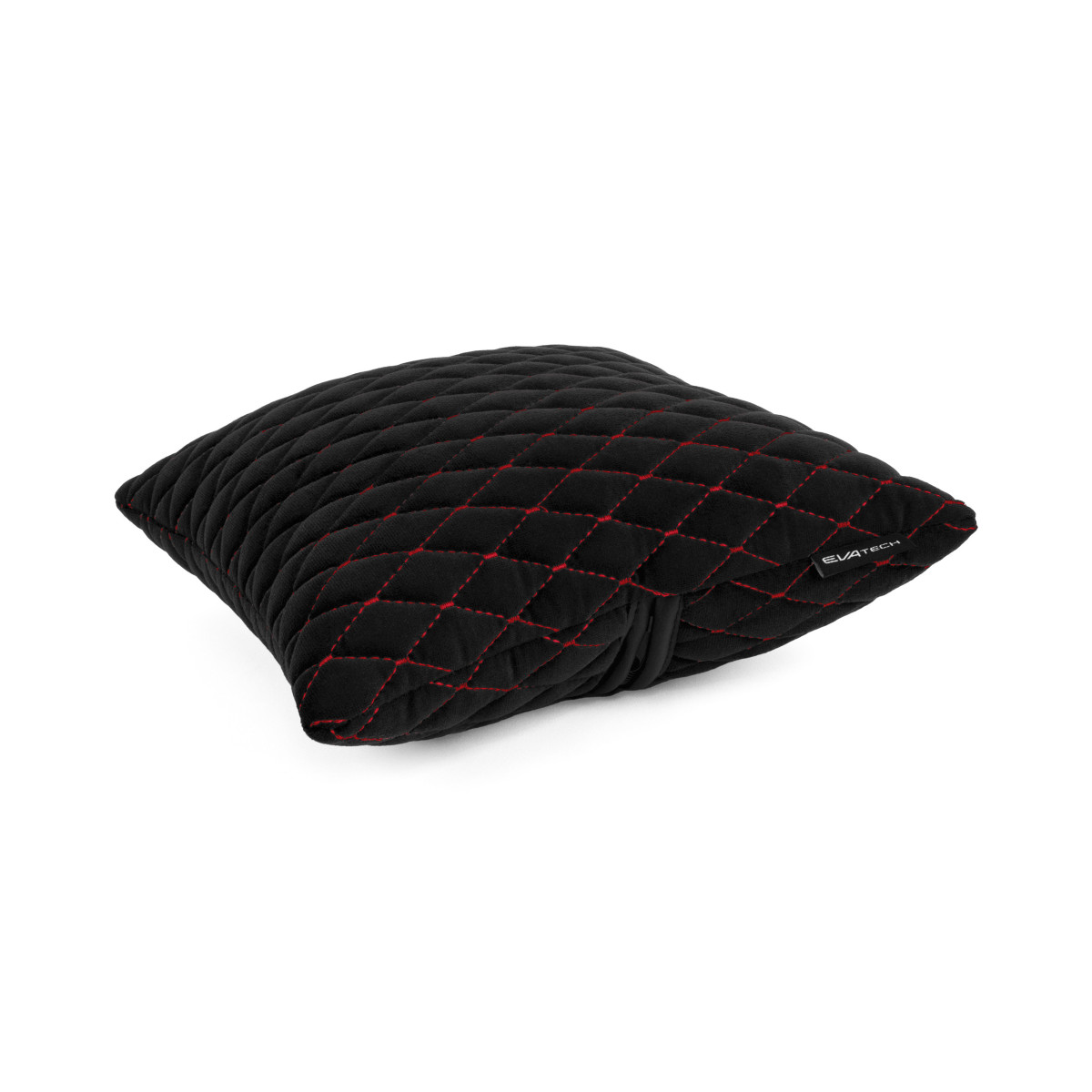EVAtech Autokissen 30x30 cm - schwarz / rote Nähte EVAtech Autokissen 30x30 cm - schwarz / rote Nähte