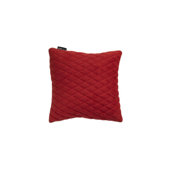 EVAtech Autokissen 30x30 cm - rot / rote Nähte
