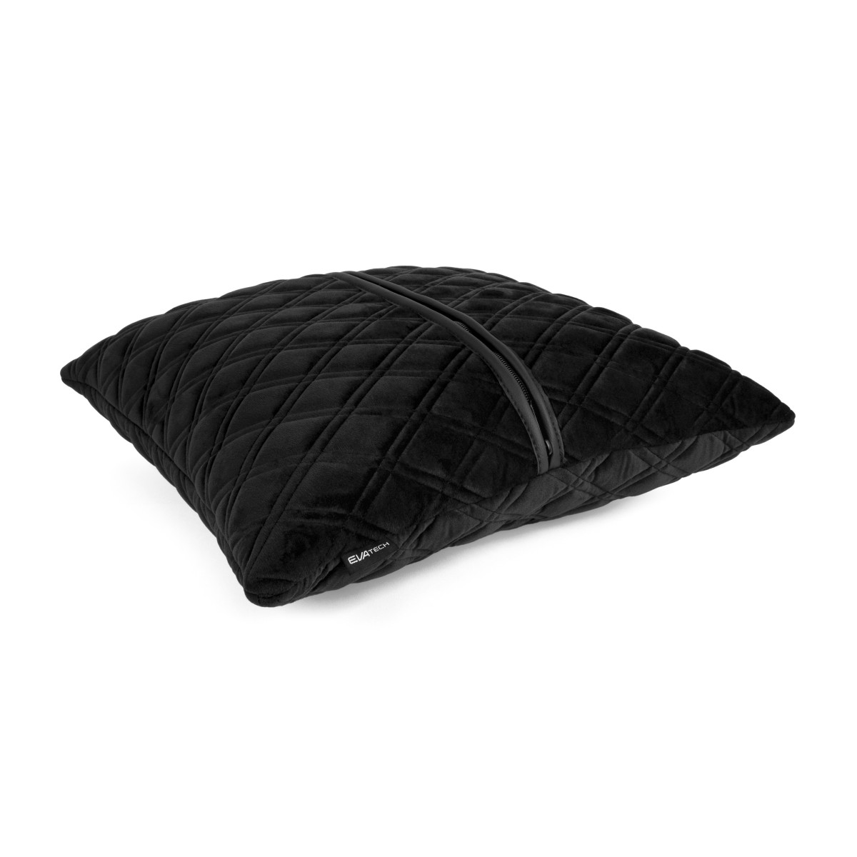 EVAtech Autokissen 40x40 cm - schwarz / schwarze Nähte EVAtech Autokissen 40x40 cm - schwarz / schwarze Nähte