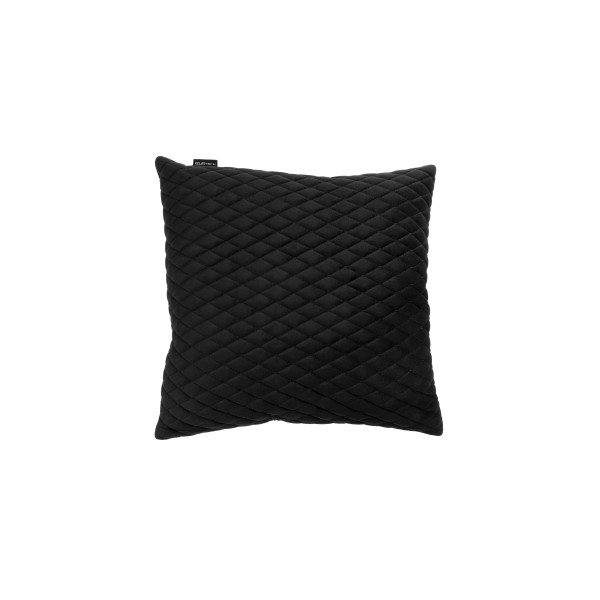 EVAtech Autokissen 40x40 cm - schwarz / schwarze Nähte