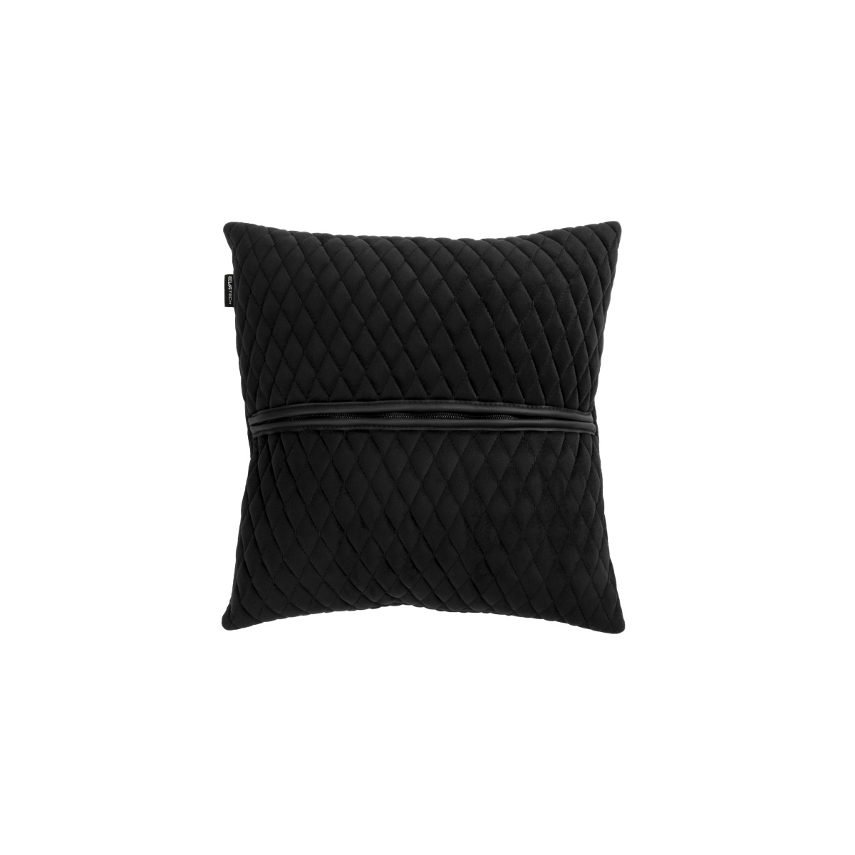 EVAtech Autokissen 40x40 cm - schwarz / schwarze Nähte EVAtech Autokissen 40x40 cm - schwarz / schwarze Nähte