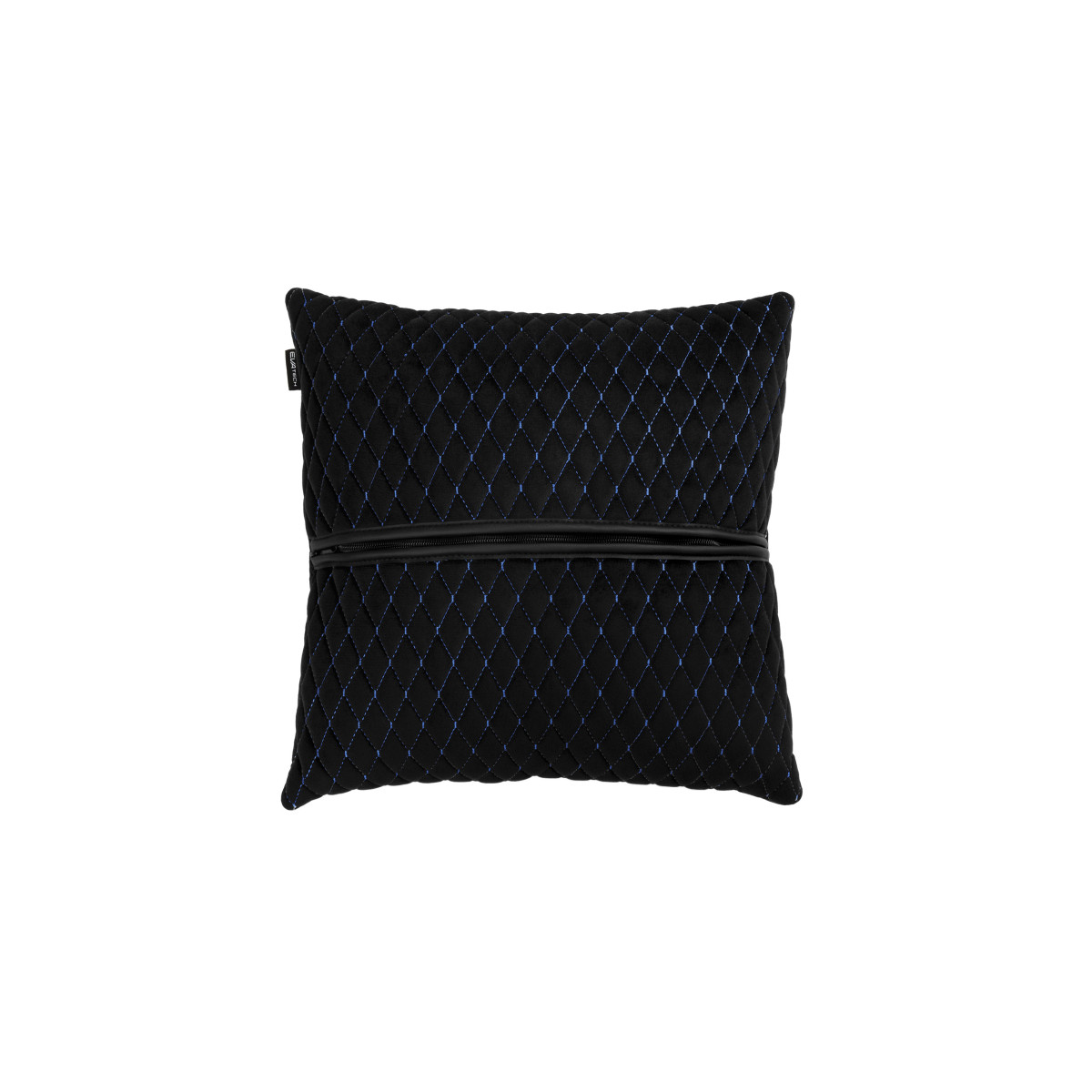 EVAtech Autokissen 40x40 cm - schwarz / blaue Nähte EVAtech Autokissen 40x40 cm - schwarz / blaue Nähte
